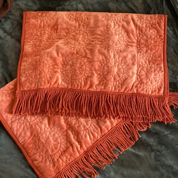Opalhouse Accents Set Of 2 Boho Velvet Fringe Pillow Shams Poshmark
